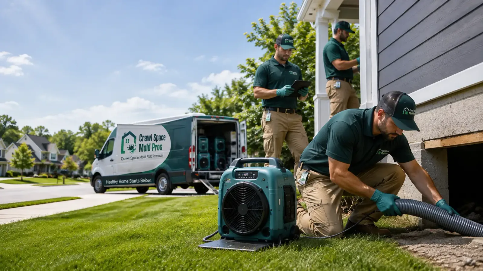 Crawl Space Mold Removal in Wapwallopen, PA